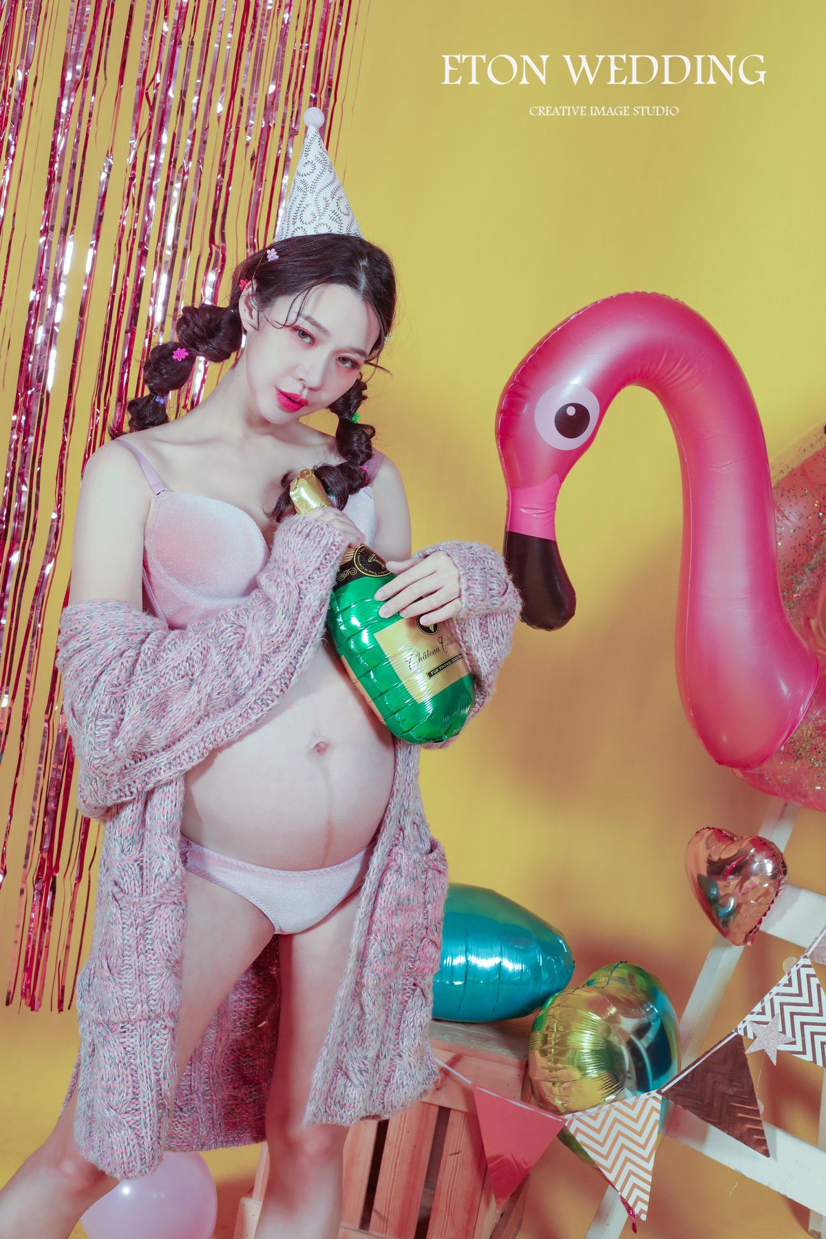 童心幻想風孕婦寫真,孕婦照,繽紛孕婦攝影,孕婦禮服